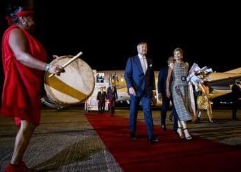 King and queen begin first state visit to Suriname in 47 years