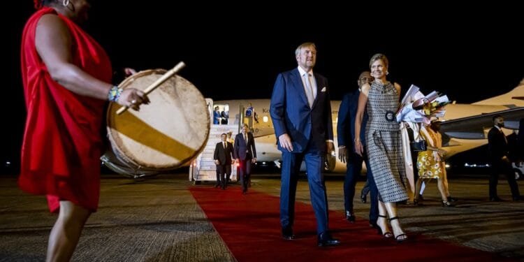 King and queen begin first state visit to Suriname in 47 years