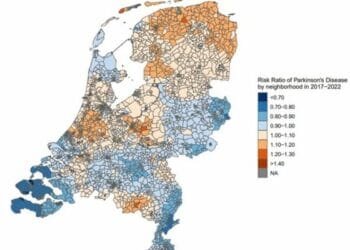 Parkinson’s map of the Netherlands shows complex risk factors