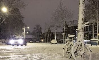 Code oranje in het noorden vanwege het winterweer