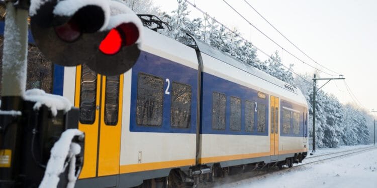 January snow caused record number of train delays in Netherlands