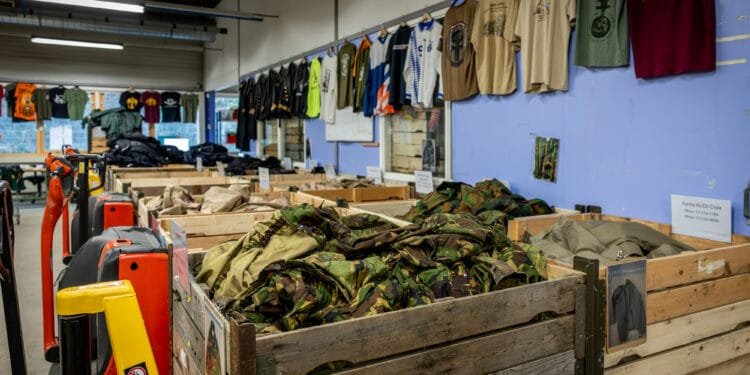Old army gear to be recycled into building material