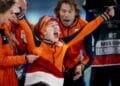 Gold for Antoinette Rijpma-de Jong in the 1,500m speed skating