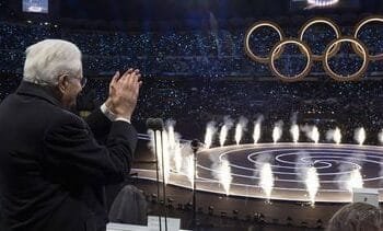 President Mattarella van Italië opent 25e editie Winterspelen