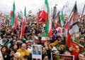 Massale betoging in München tegen regime Iran