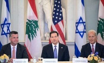 Israël en Libanon houden zeldzaam direct overleg in VS