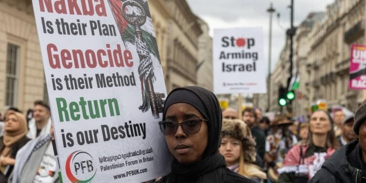 Grote anti-immigratie- en pro-Palestijnse demonstraties in Londen