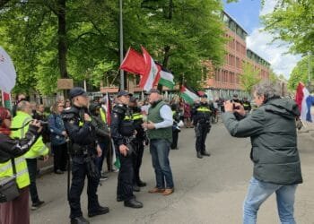 Three arrests as national anti-asylum protests draw small crowds
