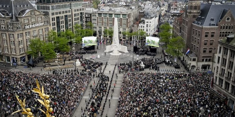 The Netherlands remembers its war dead with two minutes silence