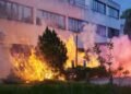 Arson and arrests as anti-asylum protests escalate