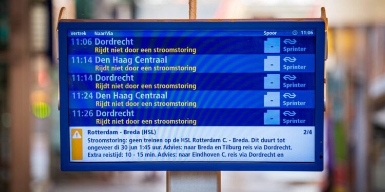 Treinverkeer tussen Rotterdam en zuiden nog dagen ontregeld