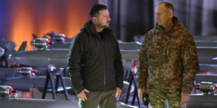 Oekraïense president Zelensky ontslaat legerleider Syrsky
