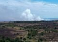 Toeristen in Engeland geëvacueerd om grote natuurbrand