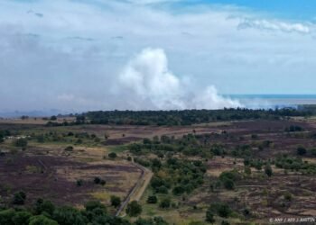 Toeristen in Engeland geëvacueerd om grote natuurbrand
