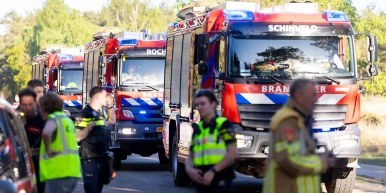 Brand in Limburgs natuurgebied De Rosmolen