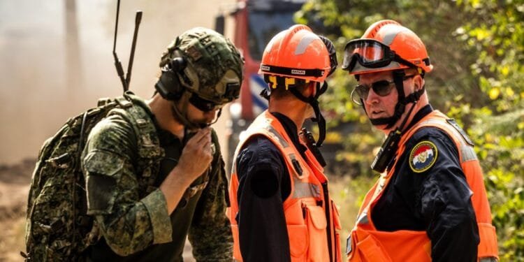 Bomb disposal experts called in at Limburg wildfire