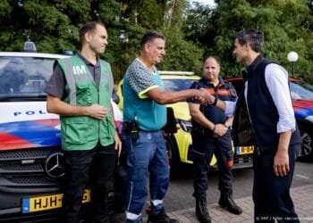 Rob Jetten bezoekt Venray na grote natuurbrand, spreekt dank uit