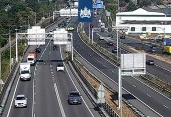 A12 motorway closed near The Hague after six-car collision