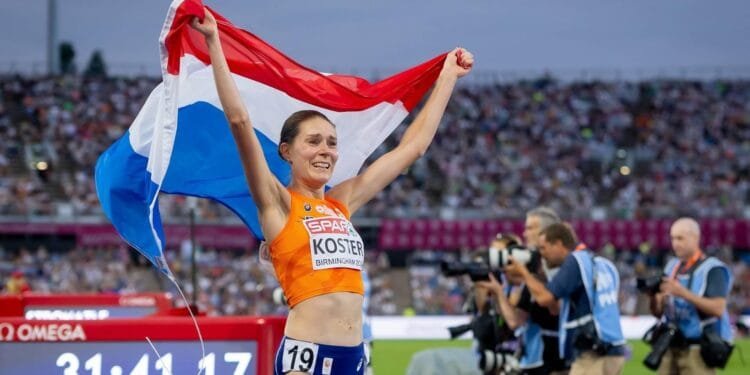 Atlete Koster neemt revanche met zilver op 10.000 meter op EK
