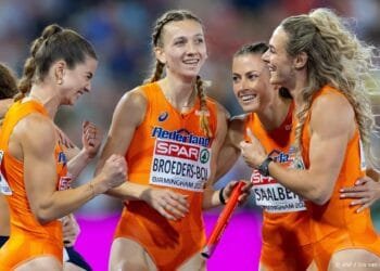 Estafettevrouwen grijpen derde EK-goud op rij op 4×400 meter