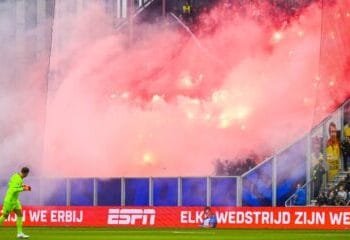 Feyenoord fans face ban from Nijmegen for setting off fireworks