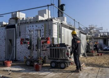 Amsterdam’s robot bricklayers take on the Dutch housing shortage
