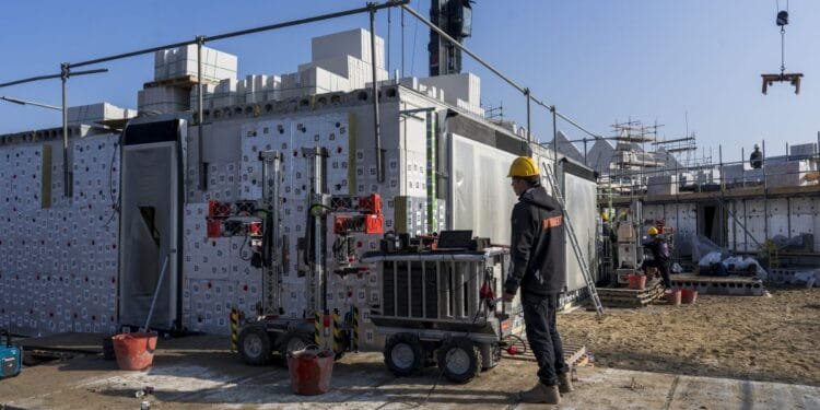 Amsterdam’s robot bricklayers take on the Dutch housing shortage