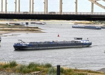 Rhine’s water flow drops to near 80-year low: shipping curbed