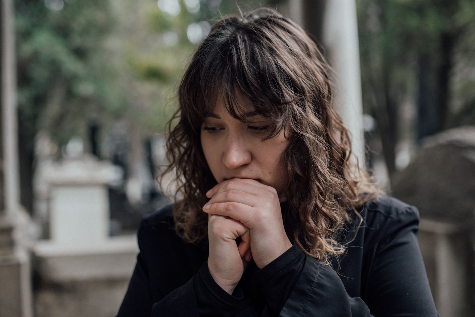 verdrietige vrouw