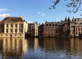 Roof of PM’s office is original 16th-century flat-plack