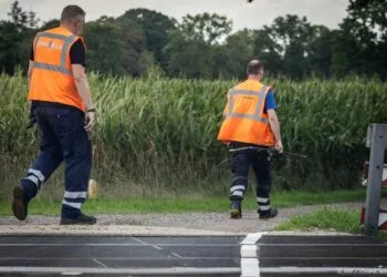 Buis gevonden op spoor Teuge, ProRail gaat uit van sabotageactie