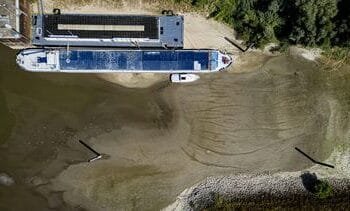 Waterpeil Rijn op laagste punt ooit gemeten door droogte