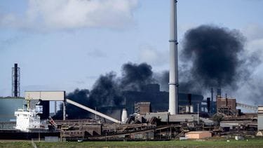 Korte brand met veel rookontwikkeling bij Tata Steel